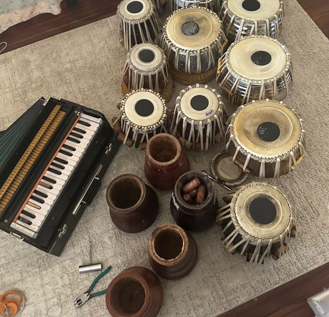Reheading Tablas Section